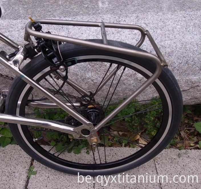 titanium rear rack